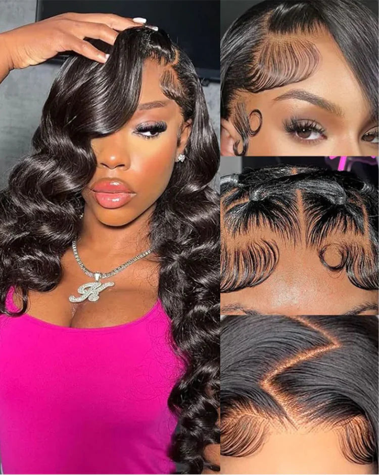 Invisible Knots Wig Glueless Deep and Loose, Natural Black Color | Ideal for Beginners | Mavi
