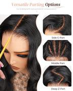 Invisible Knots Wig Glueless Deep and Loose, Natural Black Color | Ideal for Beginners | Mavi
