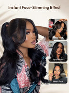 Body Wave Hair Wig | 13x4 HD Lace | Glueless Pull & Go | Invisi Drawstring - Mavi