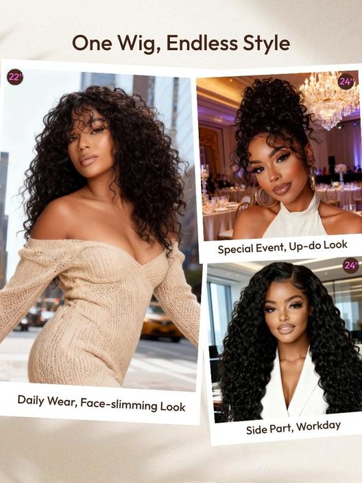 Mavi 7x5 Bye-Bye Knots™ & 13x4 Pre Everything | Glueless | Wavy, Wet Hair