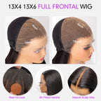 Water Wave Hair Wig | Transparent Lace Front 13x4 or 13x6 | Glueless | 250% Density - Mavi