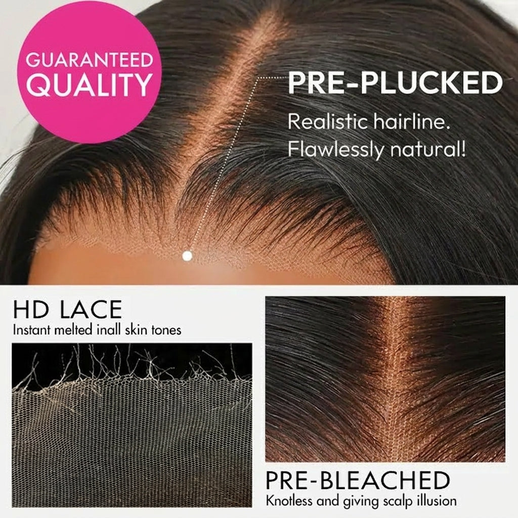 Mocha Brown Ombre Loose Wave Hair Wig | 6x5 Lace | Glueless | 250% Density | Mavi