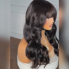 Fringe Bangs Hair Wig | 6x5 Lace | Glueless | 180% Density - Mavi