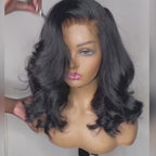 Short Loose Body Wave Hair Wig | HD Lace Front | Glueless | 250% Density