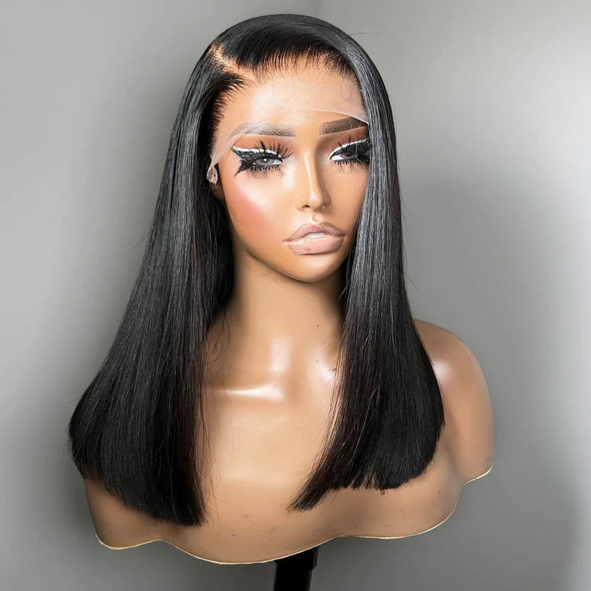 Shoulder-Length Straight Wig | Double Drawn | Glueless | 6×5 Pre-Cut Lace | Mavi