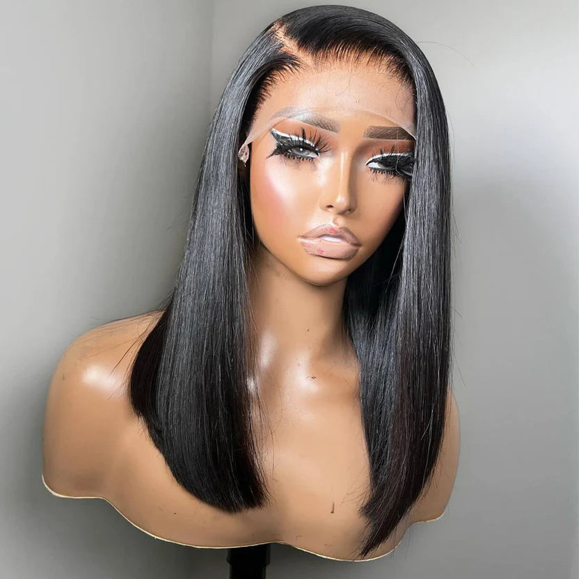 Shoulder-Length Straight Wig | Double Drawn | Glueless | 6×5 Pre-Cut Lace | Mavi