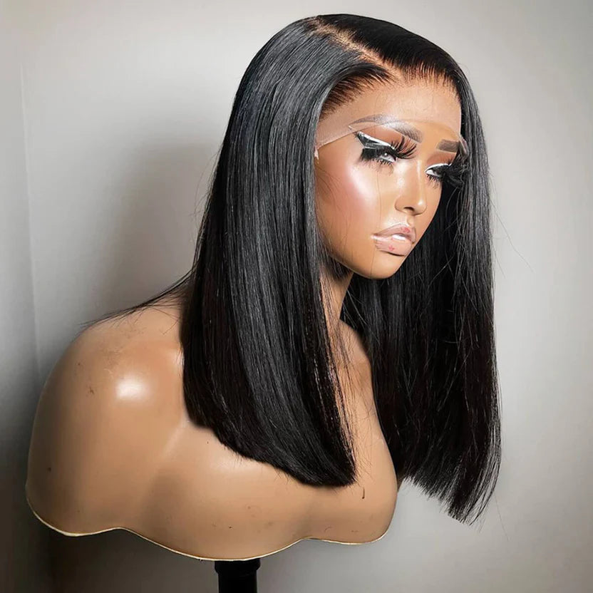 Shoulder-Length Straight Wig | Double Drawn | Glueless | 6×5 Pre-Cut Lace | Mavi