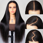 Straight Glueless HD Lace Wig 13x4/13x6 – 250% Density & Pre-Plucked Hairline | Mavi