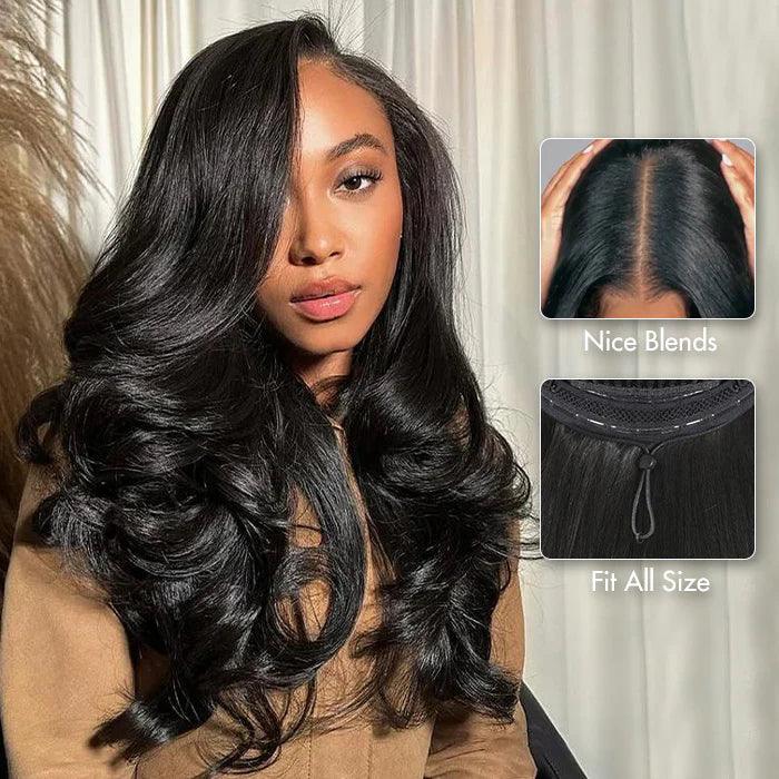 Yaki Body Butterfly Cut Wig | Layered V Part | Mavi