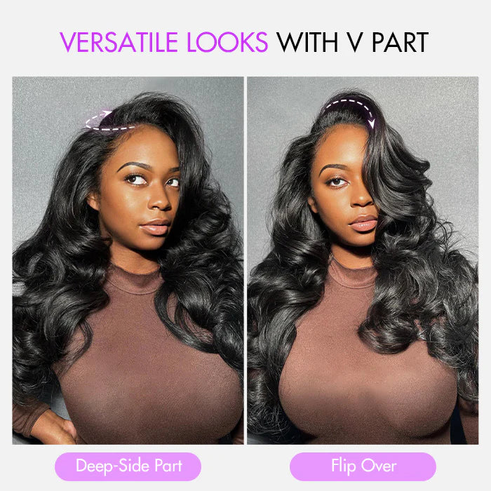 Yaki Body Butterfly Cut Wig | Layered V Part | Mavi