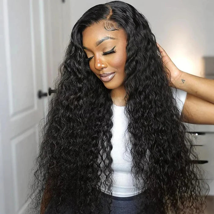Water Wave Hair Wig | Transparent Lace Front 13x4 or 13x6 | Glueless | 250% Density - Mavi