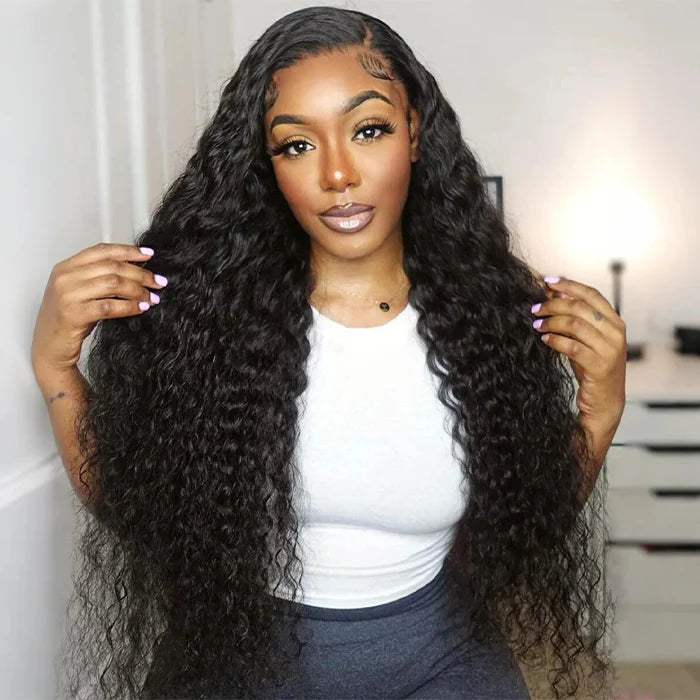 Water Wave Hair Wig | Transparent Lace Front 13x4 or 13x6 | Glueless | 250% Density - Mavi
