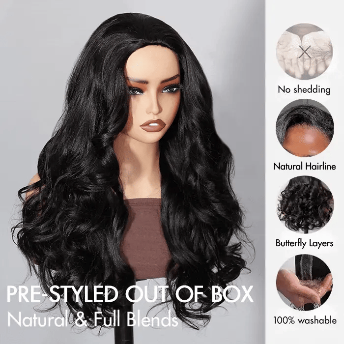 Yaki Style Pre-Layered Semi-Full Wig – Quick Application, Glueless | Mavi